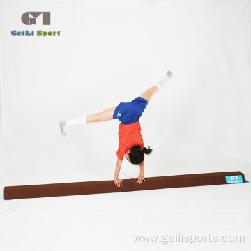 9FT Folding Kids Microfiber Gymnastic Training Balance Beam
